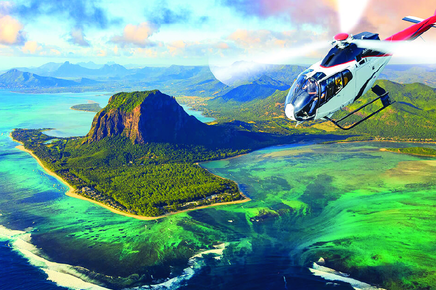 Underwater Waterfall - Go for a Helicopter Ride