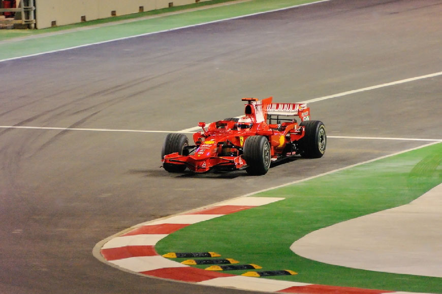 Driving on F1 Track