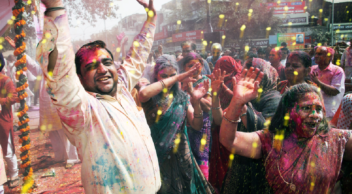 Agra: Holi in the Shadow of the Taj Mahal